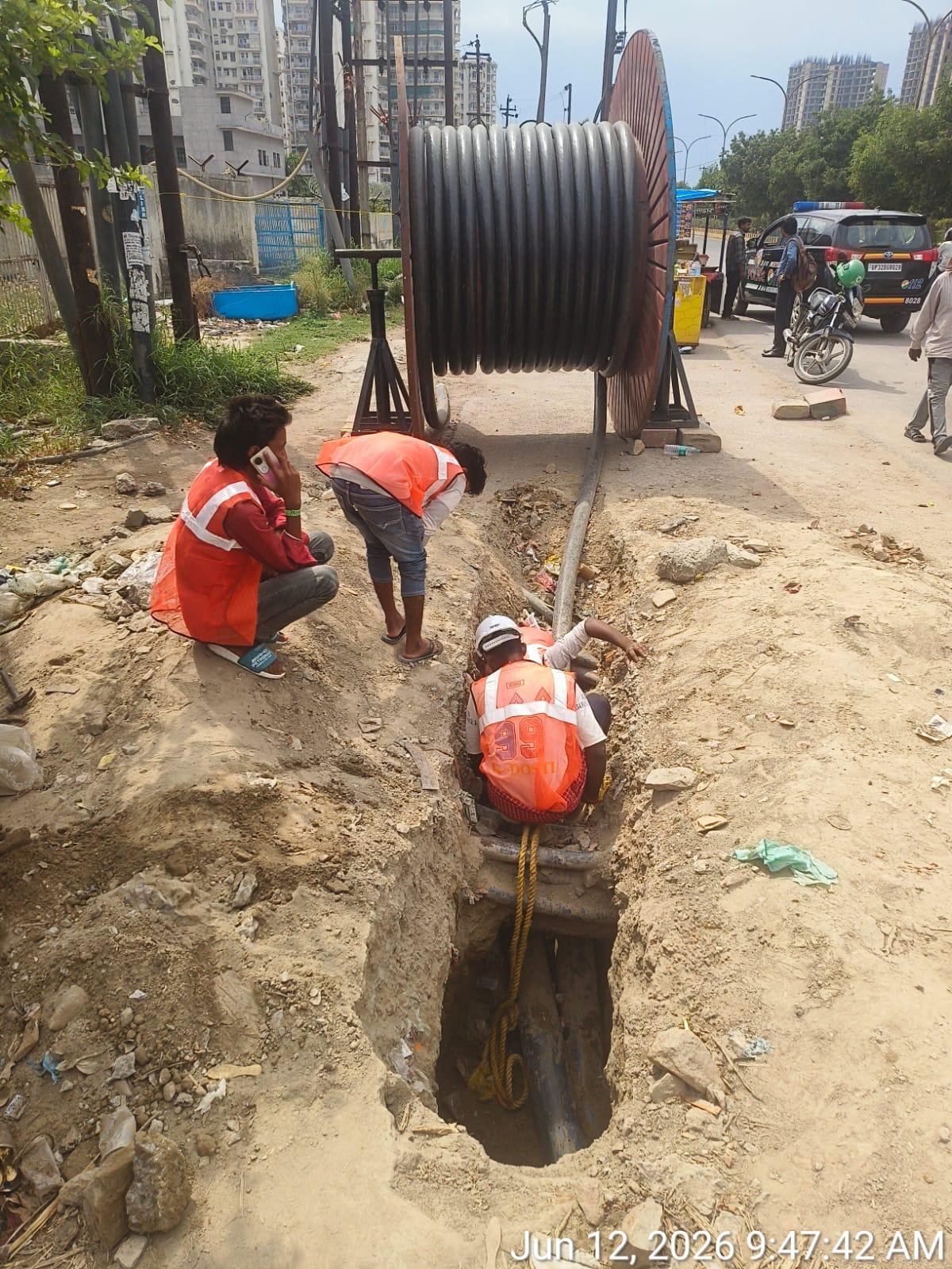 CTC Electrical underground cable installation work