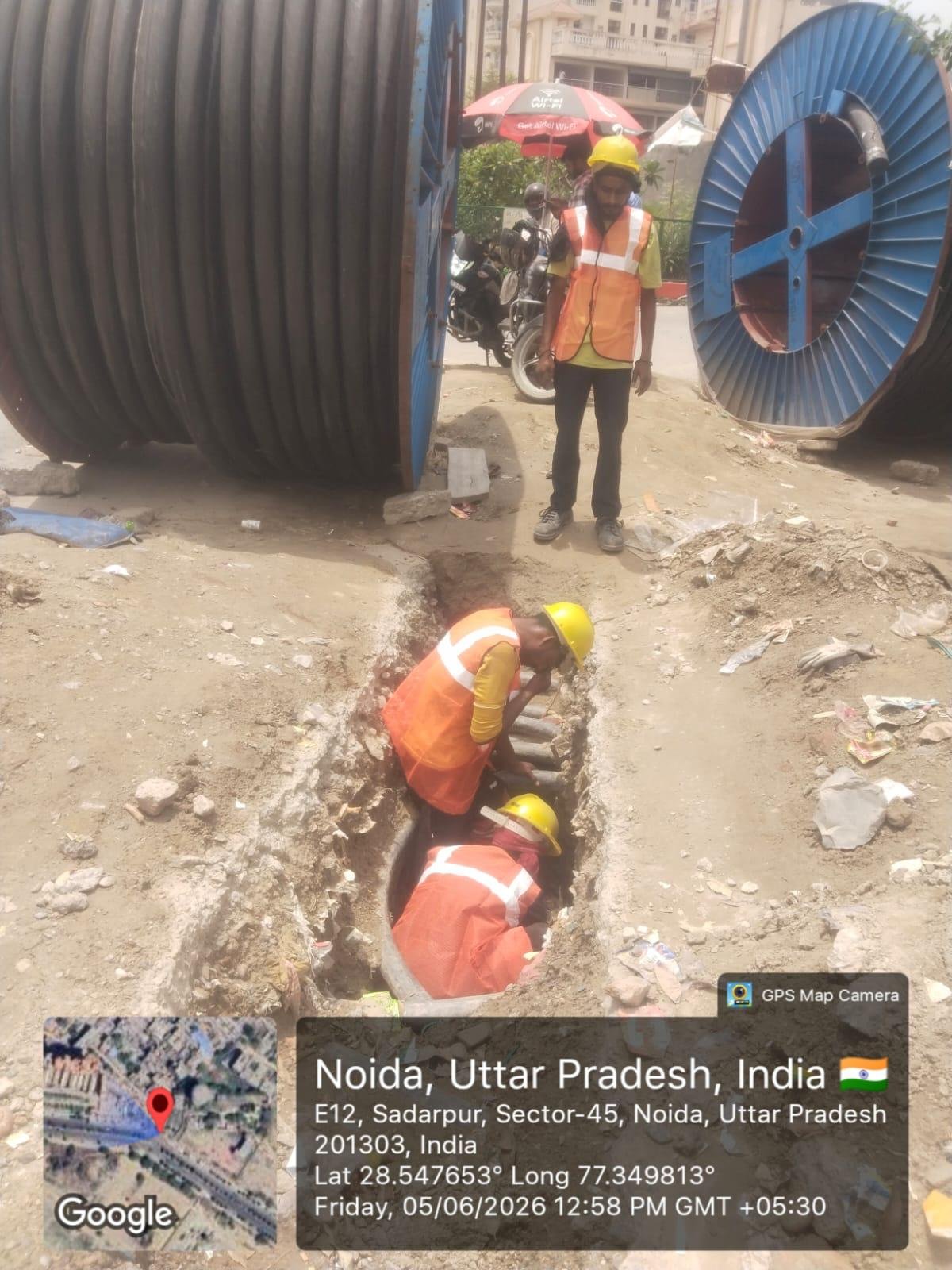 CTC Electrical underground cable installation work